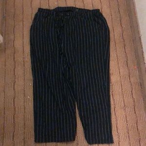 Wide Leg Striped Pants